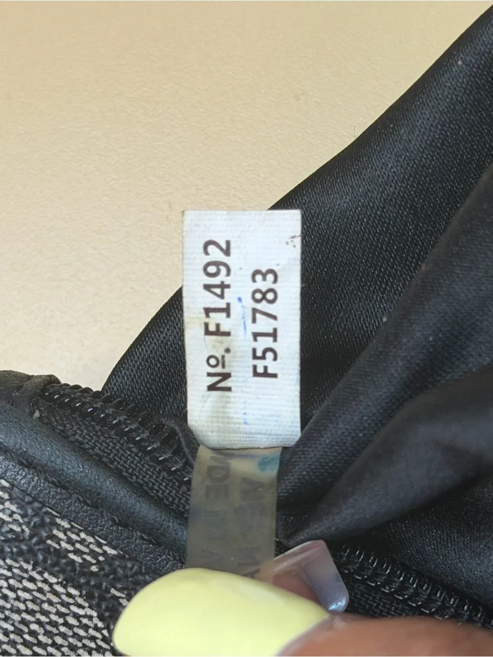 Coach Signature Canvas Black Wristlet Pouch F51783